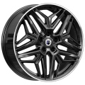 КиК Колумб 7x19 5x108 ET36 65,1 Алмаз черный